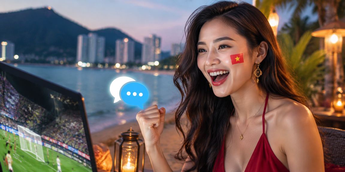 Người chơi tại Côn Đảo theo dõi giải esports và thể thao trên bãi biển